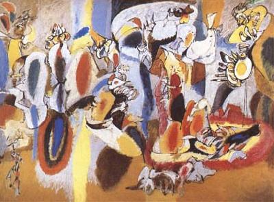 The Liver is the Cock's Comb (mk09), Arshile Gorky
